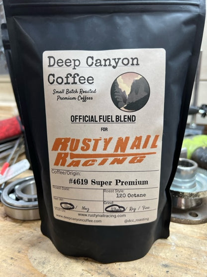 #4619 Super Premium Blend, Rusty Nail Racing Official Coffee